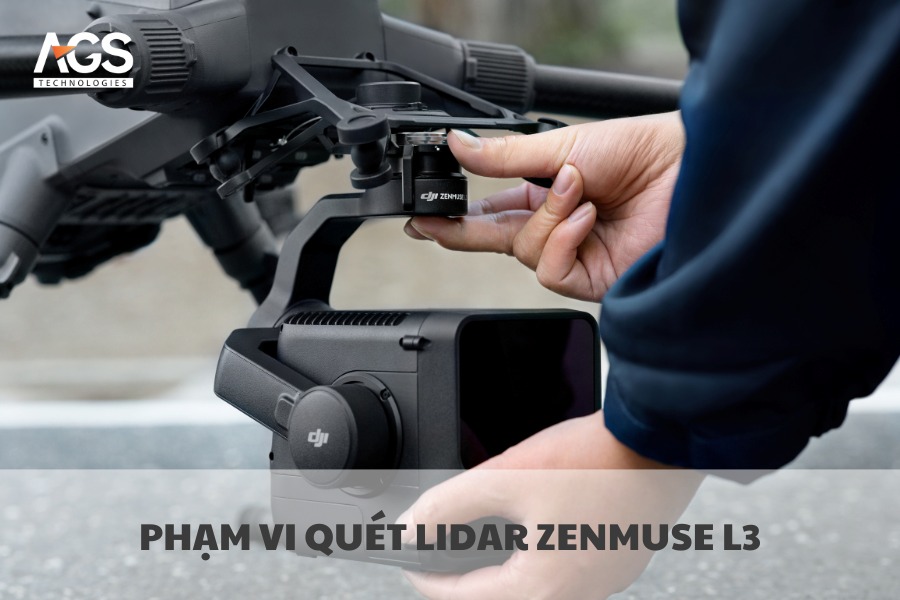 Phạm Vi Quét LiDAR Zenmuse L3