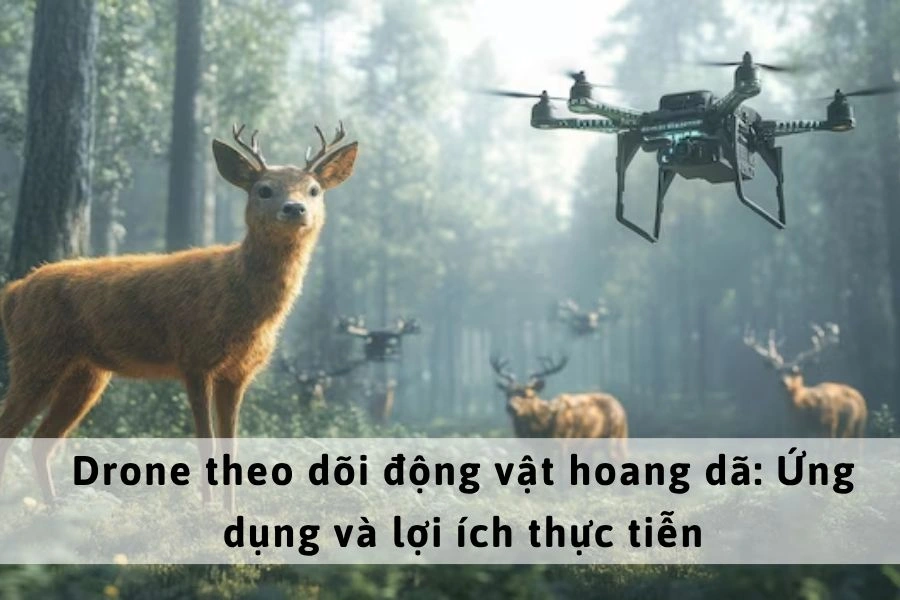 Drone theo dõi động vật hoang dã: Ứng dụng và lợi ích thực tiễn