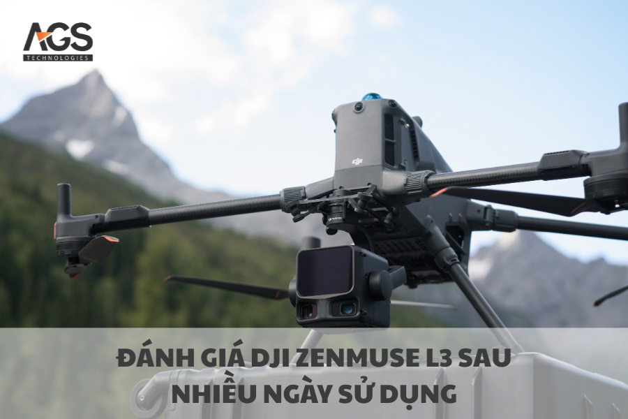 Đánh Giá DJI Zenmuse L3 Sau Nhiều Ngày Sử Dụng – Hiệu Năng LiDAR Đỉnh Cao, Độ Chính Xác Centimet và Giá Trị Trong Đo Đạc Bản Đồ