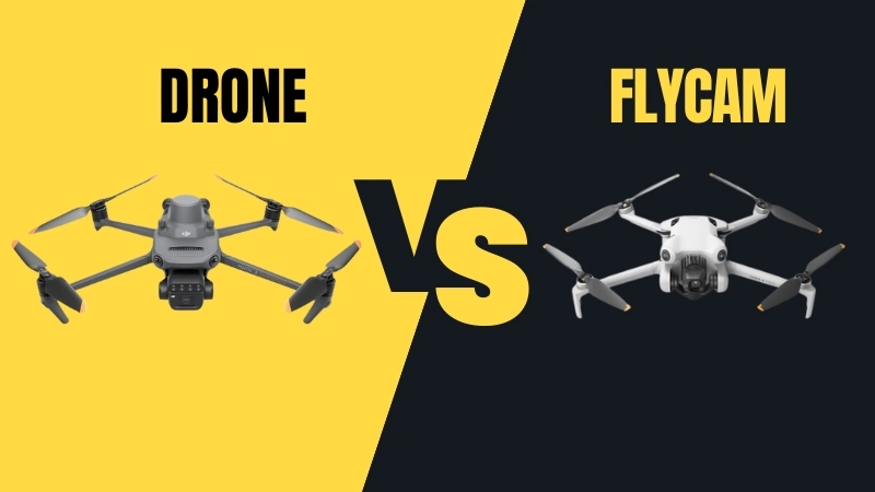 Điểm khác biệt cốt lõi giữa Drone và Flycam