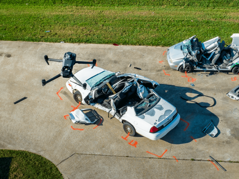 Lợi ích vượt trội của drone trong điều tra tai nạn giao thông
