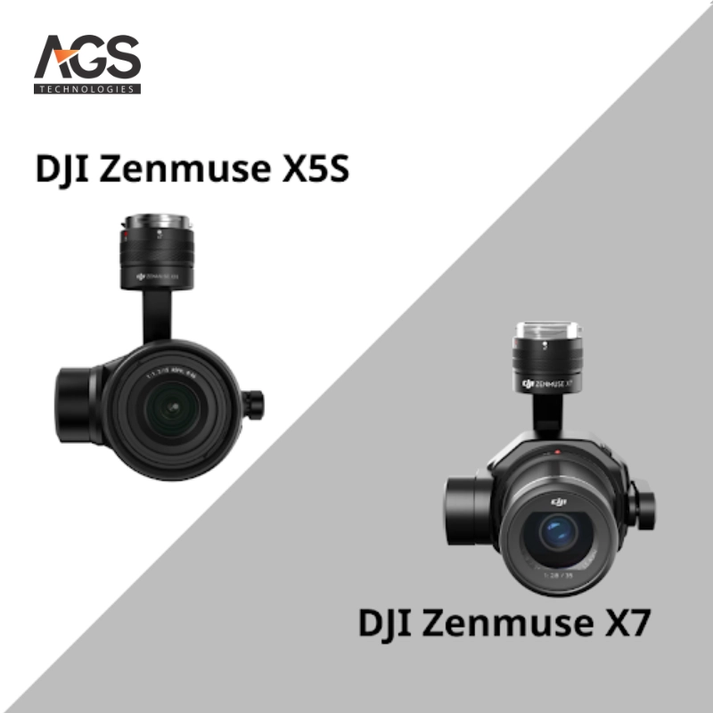 so sánh DJI Zenmuse X5S và X7