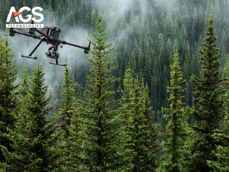 Drone tuần tra giám sát rừng Drone tuần tra giám sát rừng