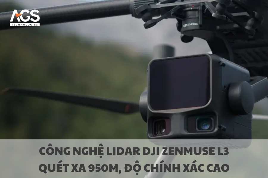 Công Nghệ LiDAR DJI Zenmuse L3: Quét Xa 950m, Độ Chính Xác Cao