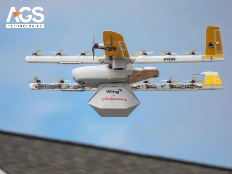 Drone vận chuyển thiết bị vật tư điện