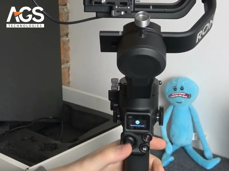 Reset toàn bộ cài đặt gimbal