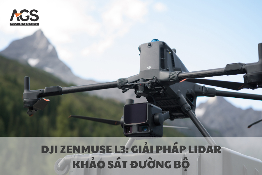 DJI Zenmuse L3: Giải pháp LiDAR khảo sát đường bộ