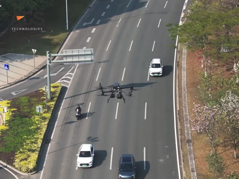 ứng dụng Zenmuse V1 hướng dẫn giao thông