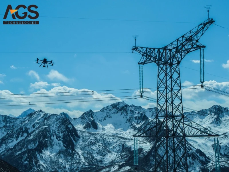 Sử dụng flycam giám sát công trình điện