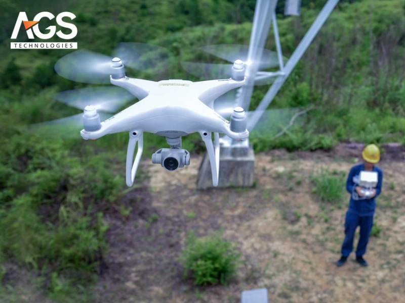 Drone giám sát khối lượng đào đắp mỏ