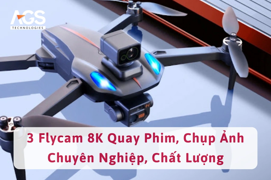 3 Flycam 8K Quay Phim, Chụp Ảnh Chuyên Nghiệp, Chất Lượng