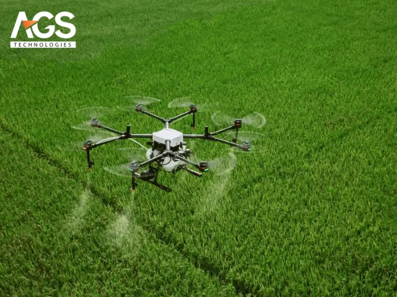 Drone giám sát tăng trưởng cây trồng Drone giám sát tăng trưởng cây trồng