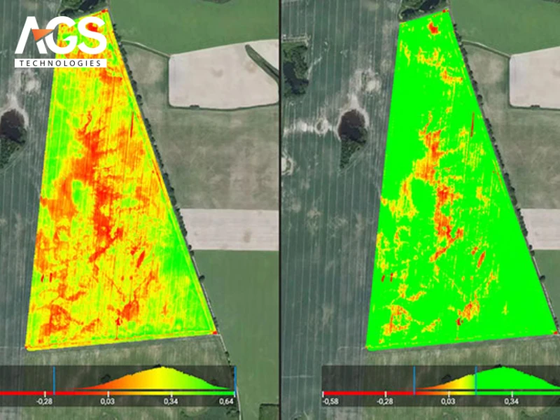 Drone theo dõi xâm lấn ngập mặn
