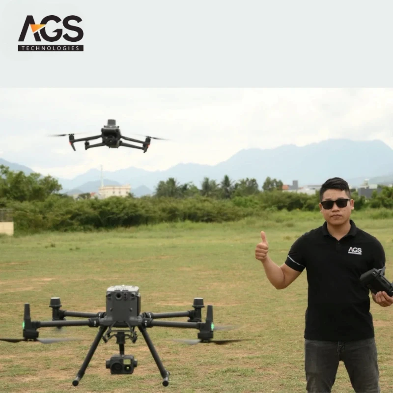 Drone kiểm tra cáp treo