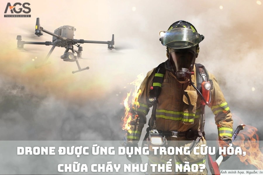 Drone Được Ứng Dụng Trong Cứu Hỏa, Chữa Cháy Như Thế Nào?