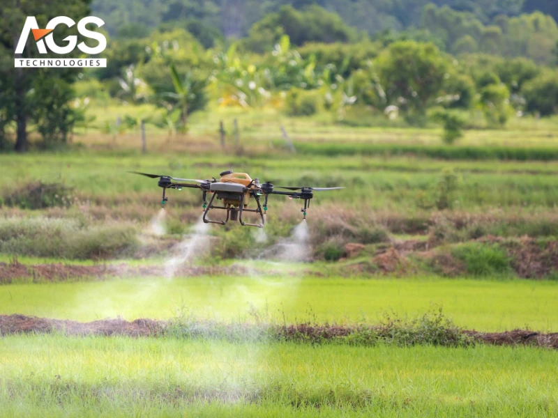 Drone giám sát tăng trưởng cây trồng Drone giám sát tăng trưởng cây trồng