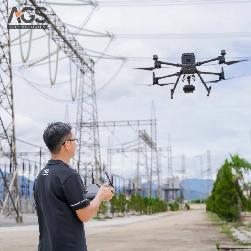 Quy trình kiểm tra pin mặt trời bằng drone