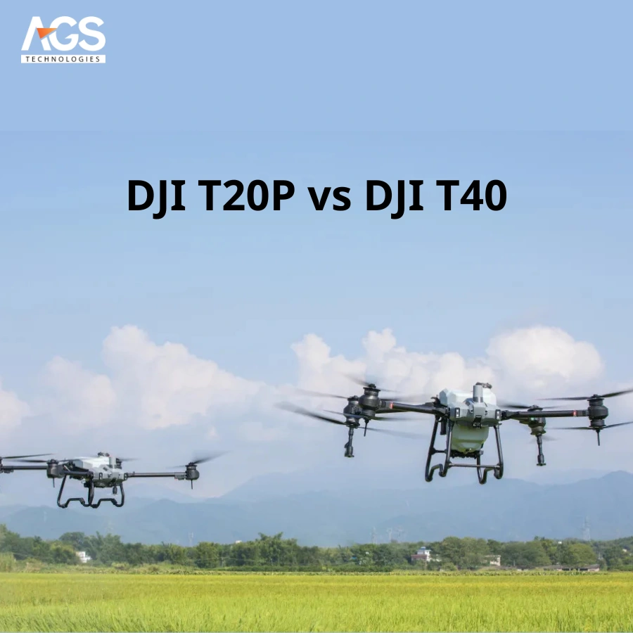 so sánh máy bay phun thuốc DJI T20P và T40
