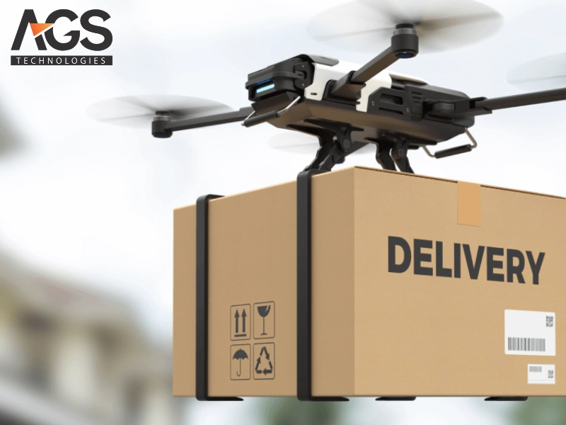 Drone vận chuyển thiết bị vật tư điện