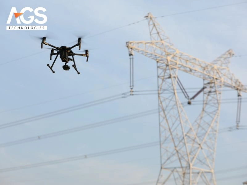 Drone kiểm tra cáp treo Drone kiểm tra cáp treo