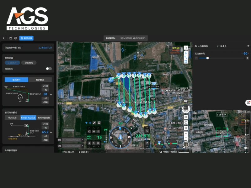 Drone theo dõi xâm lấn ngập mặn