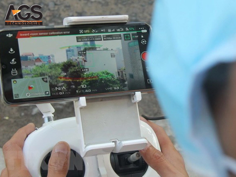 Sử dụng định vị GPS từ ứng dụng điều khiển
