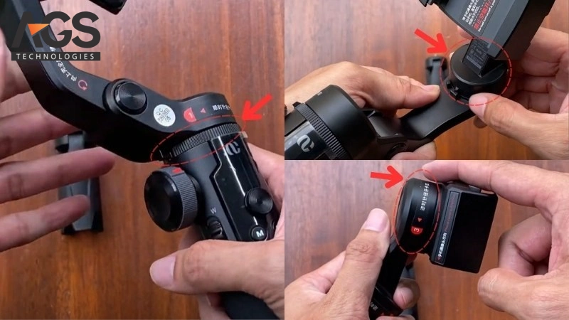 cách sử dụng gimbal máy ảnh