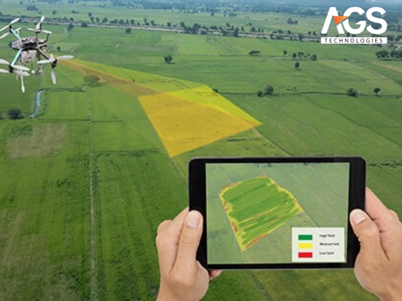 Drone giám sát tăng trưởng cây trồng Drone giám sát tăng trưởng cây trồng