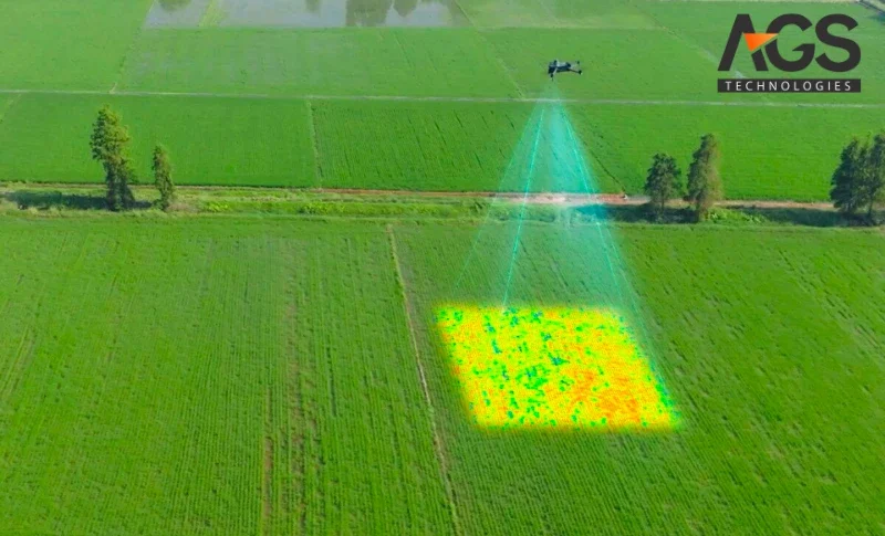 Drone giám sát tăng trưởng cây trồng Drone giám sát tăng trưởng cây trồng