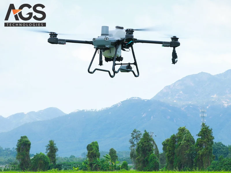 Drone giám sát tăng trưởng cây trồng Drone giám sát tăng trưởng cây trồng