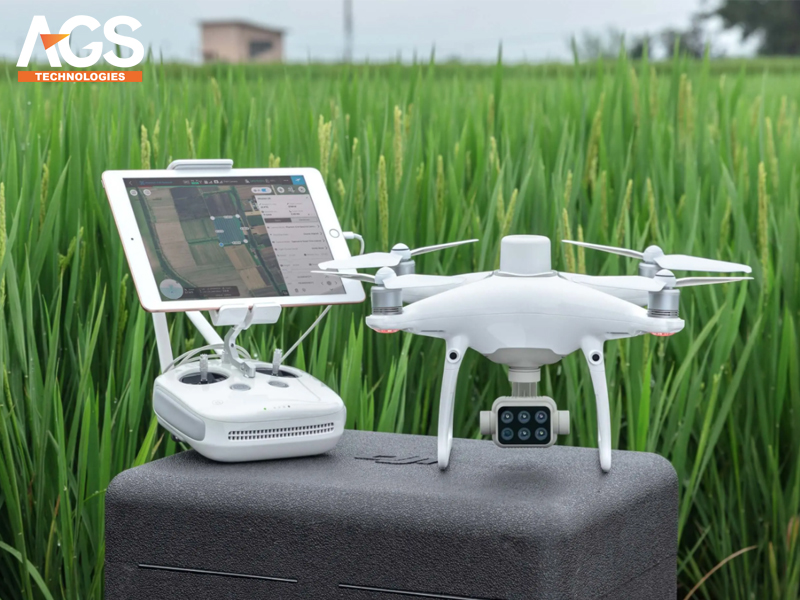 Phantom P4 Multispectral máy bay khảo sát nông nghiệp của DJI